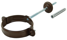 Хомут трубы Grand Line PU матовый 90 мм RAL 8017 шоколад