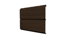 Софит ЭкоБрус new Grand Line c перфорацией 0,45 Print Elite с пленкой Coffee Wood TwinColor