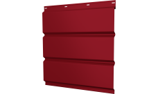 Софит металлический Классик v01 Grand Line без перфорации 0,45 PE с пленкой RAL 3003 рубиново-красный