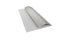 Планка финишная Блок-Хаус новый Grand Line 0,45 Принт Элит Снежное дерево TwinColor (2м)