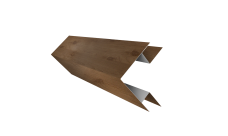 Планка угла внешнего сложного Экобрус Grand Line 0,45 Принт Премиум с пленкой Сосна Фреш (2м)