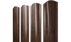 Штакетник Круглый фигурный Grand Line 0,45 Print-Double Premium Antique Wood