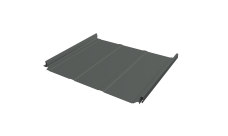 Кликфальц Pro Line Grand Line 0,45 PE с пленкой на замках RAL 7005 мышино-серый