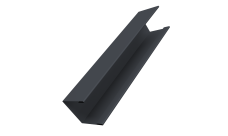 Крышка жалюзи Milan Slim 0,5 Atlas X RAL 7024 мокрый асфальт (2,5м)