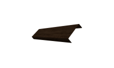 Ламель обратная 100 забора жалюзи Texas 0,45 Print-Double Elite Golden Wood