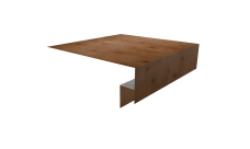 Планка околооконная сложная Экобрус Grand Line 200х50х25 0,45 Print Premium Pine Wood Fresh (2м)