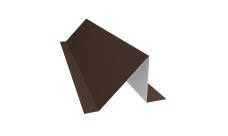 Планка снегозадержания Grand Line 0,45 Drap TX RAL 8017 шоколад (2м)