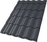 Профиль волновой "Кредо" ("Kredo") 0,45 PE RAL 7024 мокрый асфальт