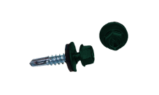 Саморез по металлу Daxmer 5,5х25 RAL 6005 (250) сверло №3