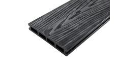 Террасная доска ДПК Grand Line 150х25мм 3D Винтаж Графит 3м