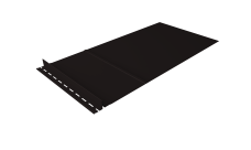 Элемент обхода Кликфальц Pro левый 0,5 PurPro Matt 275 RAL 9005 черный