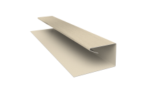 Планка П-образная завершающая сложная Корабельная Доска Grand Line 0,45 Print Elite Milky Wood TwinColor (2м)