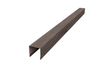 Планка вертикальная лицевая для забора жалюзи Palermo 0,45 Print Elite White Wood TwinColor (1,8м)