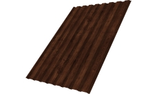 Профнастил С20A Grand Line 0,45 Принт Элит Бразильская вишня TwinColor
