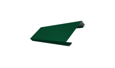 Ламель лицевая 100 забора жалюзи Texas 0,5 PE RAL 6005 зеленый мох