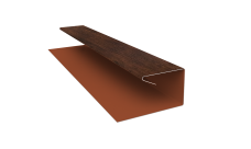 Планка П-образная завершающая сложная (КД) 0,45 Print Premium Cherry Wood Dark FTC (2м)