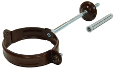 Хомут трубы GL PU 90 мм RAL 8017 шоколад