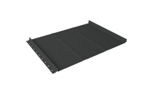 Кликфальц Line Grand Line 0,5 PurPro Matt 275 с пленкой на замках RAL 7016 антрацитово-серый