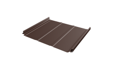 Кликфальц Pro Line Grand Line 0,5 Atlas X с пленкой на замках RAL 8017 шоколад