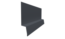 Планка начальная фальц 0,45 Drap TR RAL 7024 мокрый асфальт (2м)