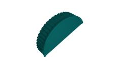 Заглушка торцевая 0,45 PE RAL 5021 водная синь