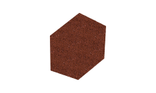 Заглушка треугольного конька Gerard 0,165 м (сталь), цвет 231