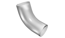 Колено 60 град Grand Line PU 90 мм RAL 9003 сигнальный белый