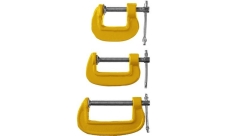 Набор струбцин Stayer SG-3 тип G 25-50-75мм