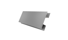 Планка H-образная стыковочная сложная Grand Line 0,45 PE с пленкой RAL 7004 сигнальный серый (2м)