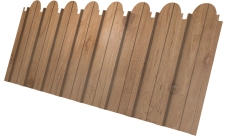 Профнастил C10A фигурный Grand Line 0,45 Print Premium Pine Wood Fresh