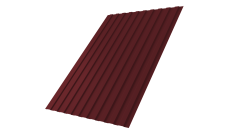 Профнастил С8B v03 0,45 PE RAL 3005 красное вино