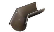 Угол желоба внешний Grand Line PU 135 гр 125 мм RR 32 темно-коричневый
