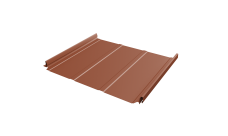 Кликфальц Pro Line Grand Line 0,45 Drap ST с пленкой на замках RAL 8004 терракота