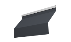 Ламель забора жалюзи Milan new Grand Line 0,5 Satin RAL 7024 мокрый асфальт