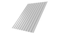 Профнастил С8A v01 0,45 PE с пленкой RAL 9003 сигнальный белый