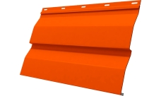 Корабельная доска 0,265 Grand Line 0,45 PE с пленкой RAL 2004 оранжевый
