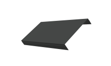 Ламель обратная 150 забора жалюзи Texas 0,45 PE-Double RAL 7016 антрацитово-серый