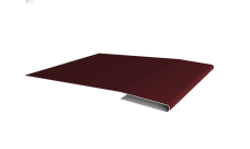 Планка начальная 0,5 Satin с пленкой RAL 3005 красное вино (2м)