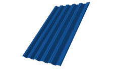 Профнастил НС35R Grand Line 0,7 PE RAL 5005 сигнальный синий