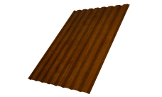 Профнастил С20A Grand Line 0,45 Print-Double Premium Golden Wood Intense F