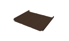 Кликфальц Pro Line Grand Line 0,5 PurPro с пленкой на замках RAL 8017 шоколад