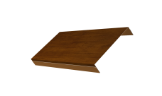 Ламель обратная 150 забора жалюзи Texas 0,45 Print Premium Golden Wood Intense FTC