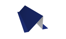 Планка снегозадержания 0,45 PE с пленкой RAL 5002 ультрамариново-синий (2м)