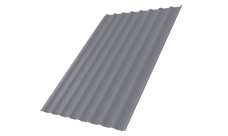 Профнастил С20B Grand Line 0,45 PE с пленкой RAL 7004 сигнальный серый