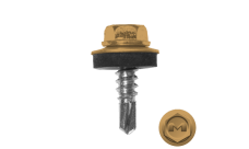 Саморез по металлу Daxmer 5,5х19 (250шт) сверло №3 RAL 1002