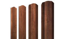 Штакетник М-образный A фигурный Grand Line 0,45 Print Premium Rowan Fresh TwinColor