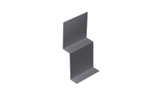 Стартовый профиль фибросайдинга 0,7 PE с пленкой RAL 7004 сигнальный серый (2м)