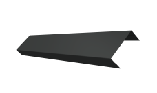 Ламель обратная 50 забора жалюзи Texas Grand Line 0,45 PE-Double RAL 7016 антрацитово-серый