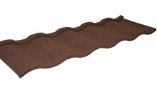 Лист композитной черепицы Grand Line Roman шоколад