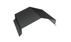 Парапетная крышка угольная 200мм 0,5 PurLite Matt RAL 7016 антрацитово-серый (2,5м)